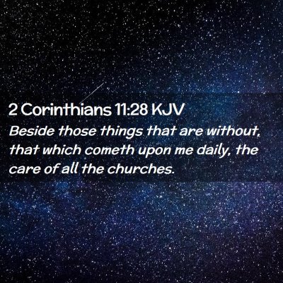 2 Corinthians 11:28 KJV Free Bible Images