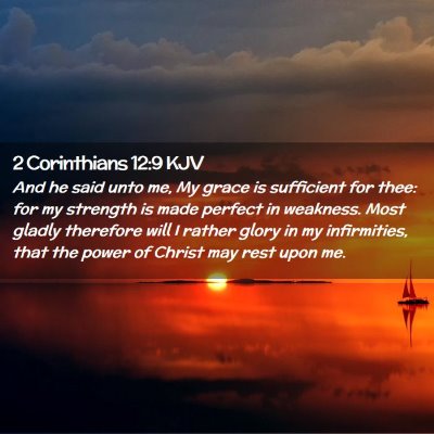 2 Corinthians 12:9 KJV Free Bible Images