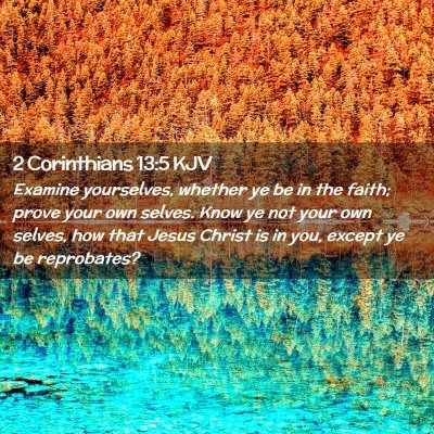 2 Corinthians 13:5 KJV Free Bible Images