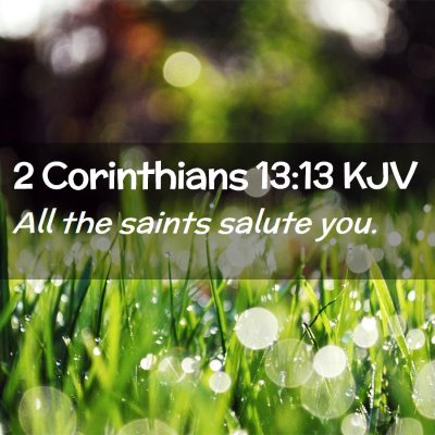 2 Corinthians 13:13 KJV Free Bible Images