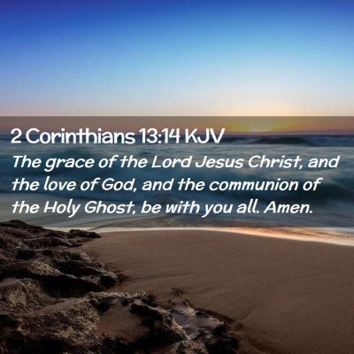 2 Corinthians 13:14 KJV Free Bible Images