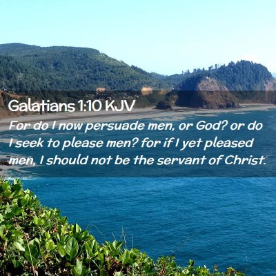 Galatians 1:10 KJV Free Bible Images