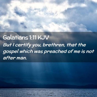 Galatians 1:11 KJV Free Bible Images