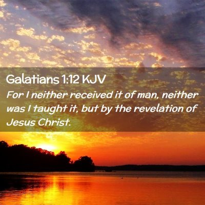 Galatians 1:12 KJV Free Bible Images