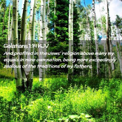 Galatians 1:14 KJV Free Bible Images