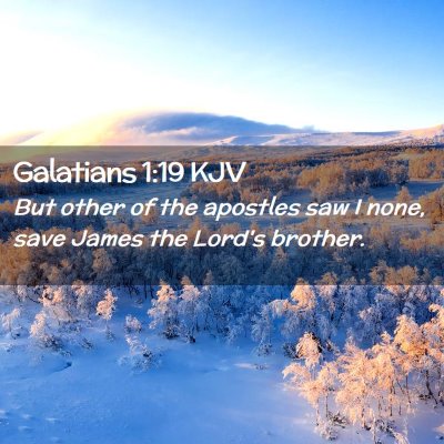 Galatians 1:19 KJV Free Bible Images