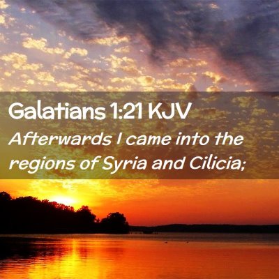 Galatians 1:21 KJV Free Bible Images