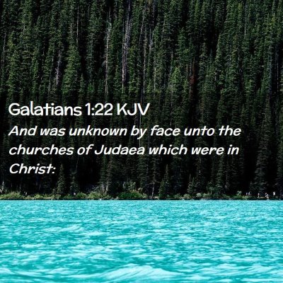 Galatians 1:22 KJV Free Bible Images