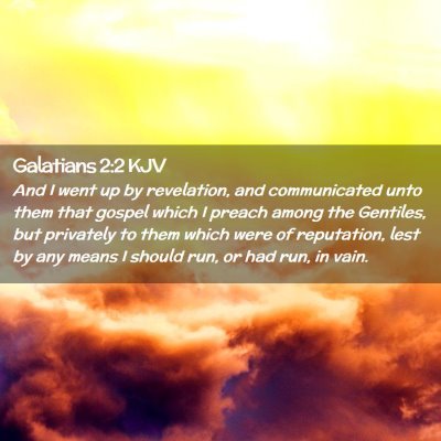 Galatians 2:2 KJV Free Bible Images