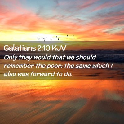 Galatians 2:10 KJV Free Bible Images