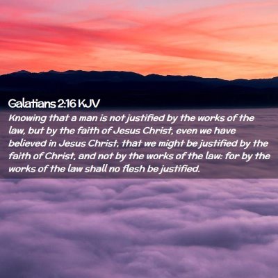 Galatians 2:16 KJV Free Bible Images