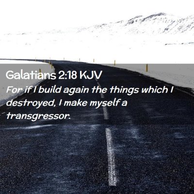 Galatians 2:18 KJV Free Bible Images