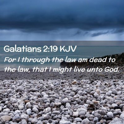 Galatians 2:19 KJV Free Bible Images