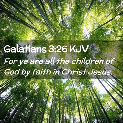 Galatians 3:26 KJV Free Bible Images