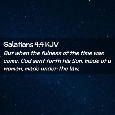 Galatians 4:4 KJV Free Bible Images