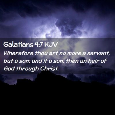 Galatians 4:7 KJV Free Bible Images