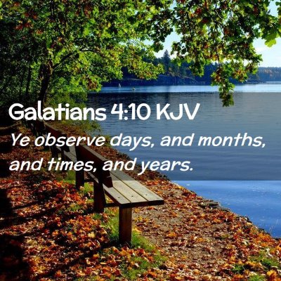 Galatians 4:10 KJV Free Bible Images