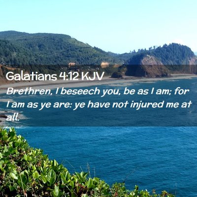 Galatians 4:12 KJV Free Bible Images