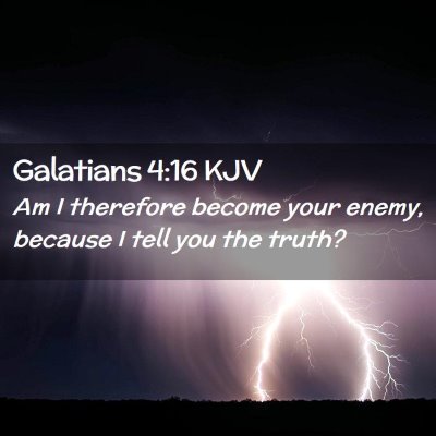 Galatians 4:16 KJV Free Bible Images