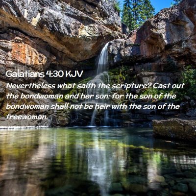 Galatians 4:30 KJV Free Bible Images