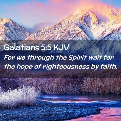 Galatians 5:5 KJV Free Bible Images