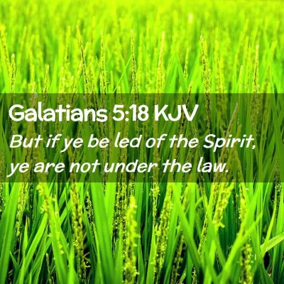 Galatians 5:18 KJV Free Bible Images