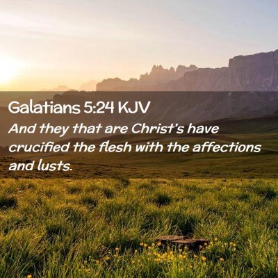 Galatians 5:24 KJV Free Bible Images