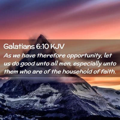 Galatians 6:10 KJV Free Bible Images