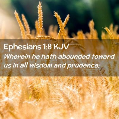 Ephesians 1:8 KJV Free Bible Images