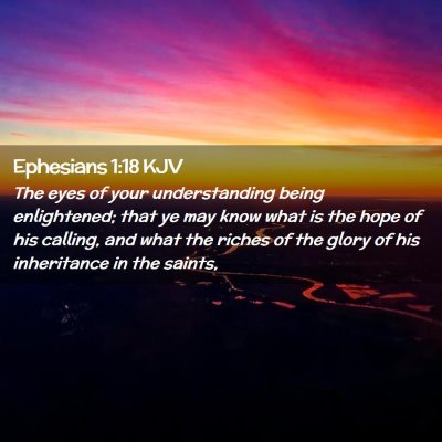 Ephesians 1:18 KJV Free Bible Images