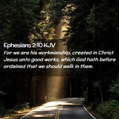 Ephesians 2:10 KJV Free Bible Images