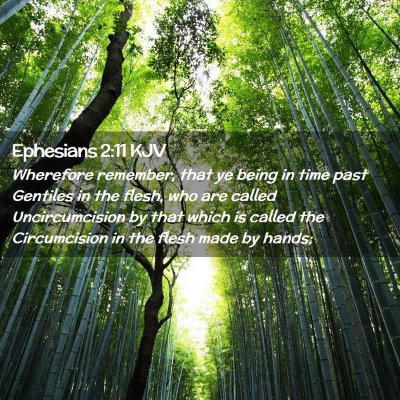 Ephesians 2:11 KJV Free Bible Images