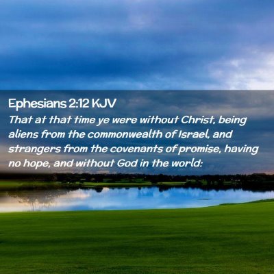 Ephesians 2:12 KJV Free Bible Images