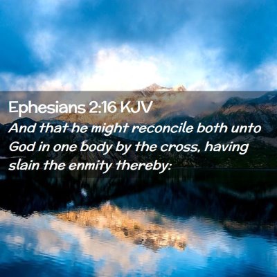 Ephesians 2:16 KJV Free Bible Images