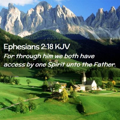 Ephesians 2:18 KJV Free Bible Images