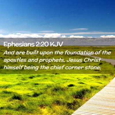 Ephesians 2:20 KJV Free Bible Images