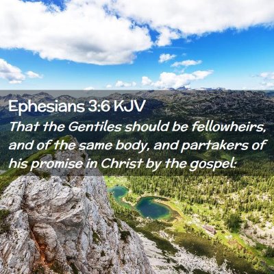 Ephesians 3:6 KJV Free Bible Images