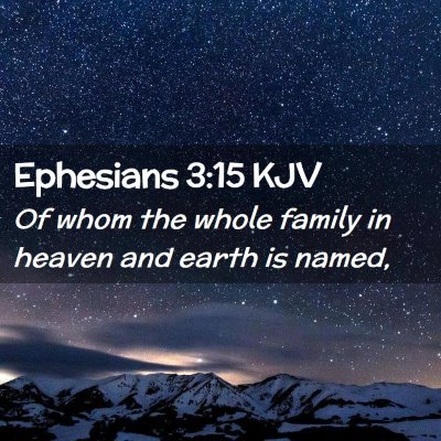 Ephesians 3:15 KJV Free Bible Images