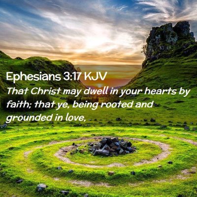 Ephesians 3:17 KJV Free Bible Images