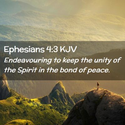 Ephesians 4:3 KJV Free Bible Images