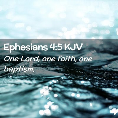 Ephesians 4:5 KJV Free Bible Images