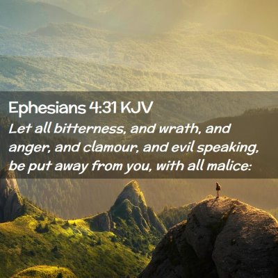 Ephesians 4:31 KJV Free Bible Images