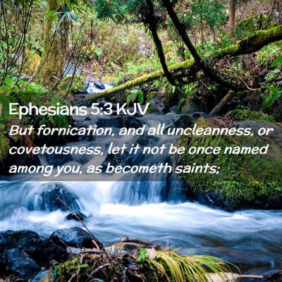 Ephesians 5:3 KJV Free Bible Images