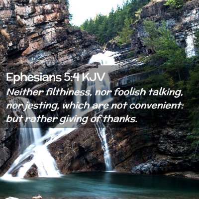 Ephesians 5:4 KJV Free Bible Images