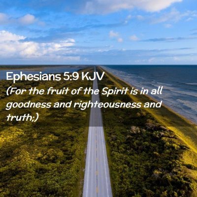 Ephesians 5:9 KJV Free Bible Images