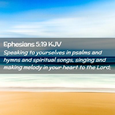 Ephesians 5:19 KJV Free Bible Images