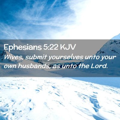 Ephesians 5:22 KJV Free Bible Images