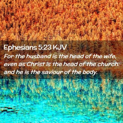 Ephesians 5:23 KJV Free Bible Images