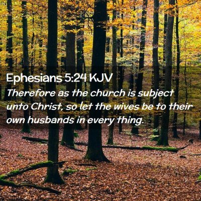 Ephesians 5:24 KJV Free Bible Images