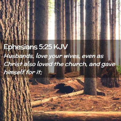 Ephesians 5:25 KJV Free Bible Images